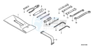 GL18009 UK - (E / AB MKH NAV) drawing TOOLS