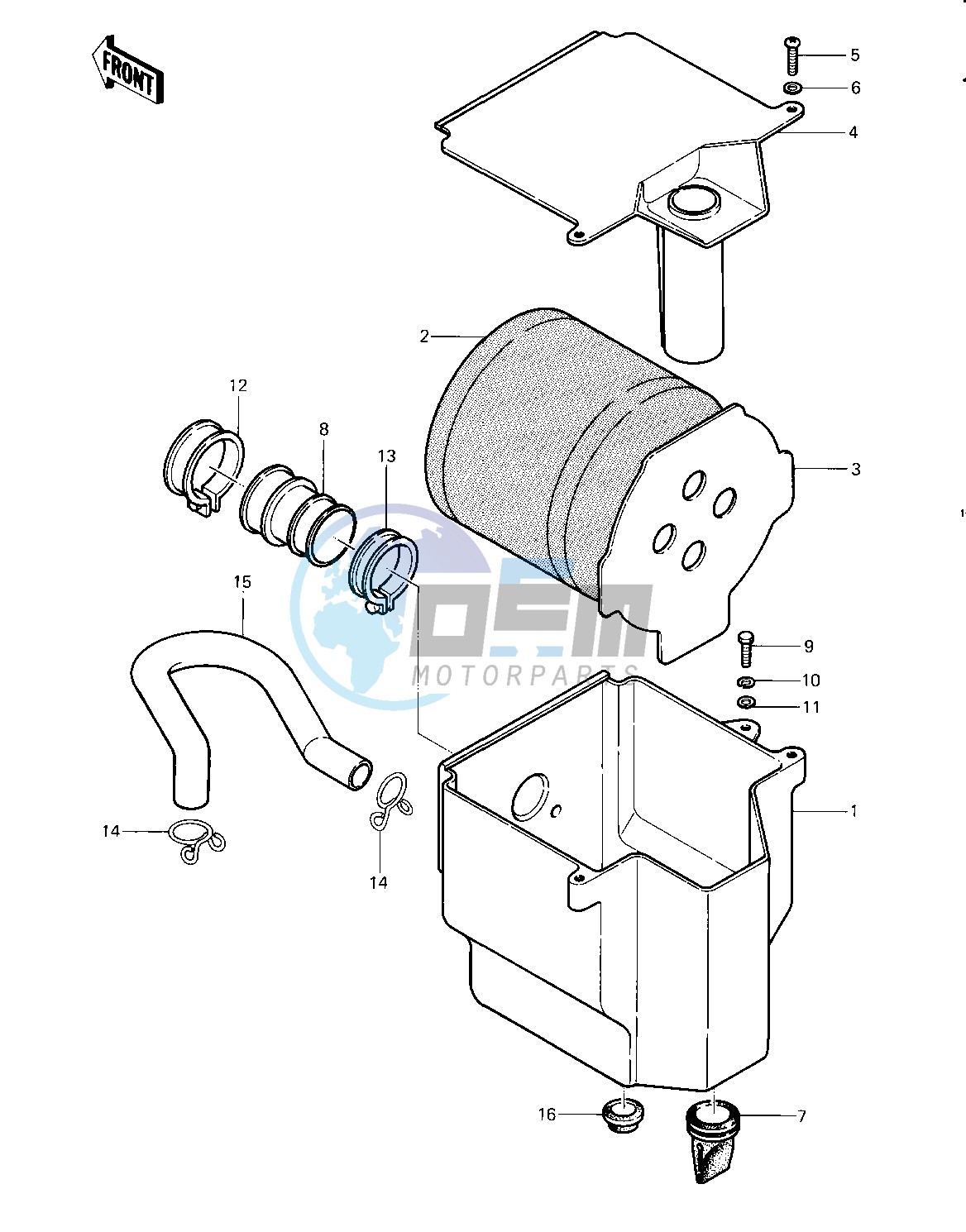 AIR CLEANER -- 83 KLT200-C1- -