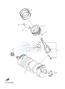 FZ1-N FZ1 (NAKED) 1000 (1EC4 1EC5 1EC6) drawing CRANKSHAFT & PISTON