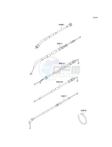 EX 500 D [NINJA 500R] (D6F-D9F) D7F drawing CABLES