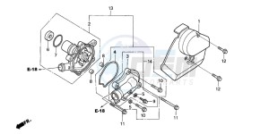 NT650V DEAUVILLE drawing WATER PUMP