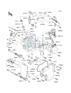 JS 800 A [800 SX-R] (A6F-A9F) A7F drawing IGNITION SYSTEM