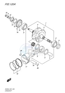 AN400 BURGMAN EU drawing CRANKSHAFT