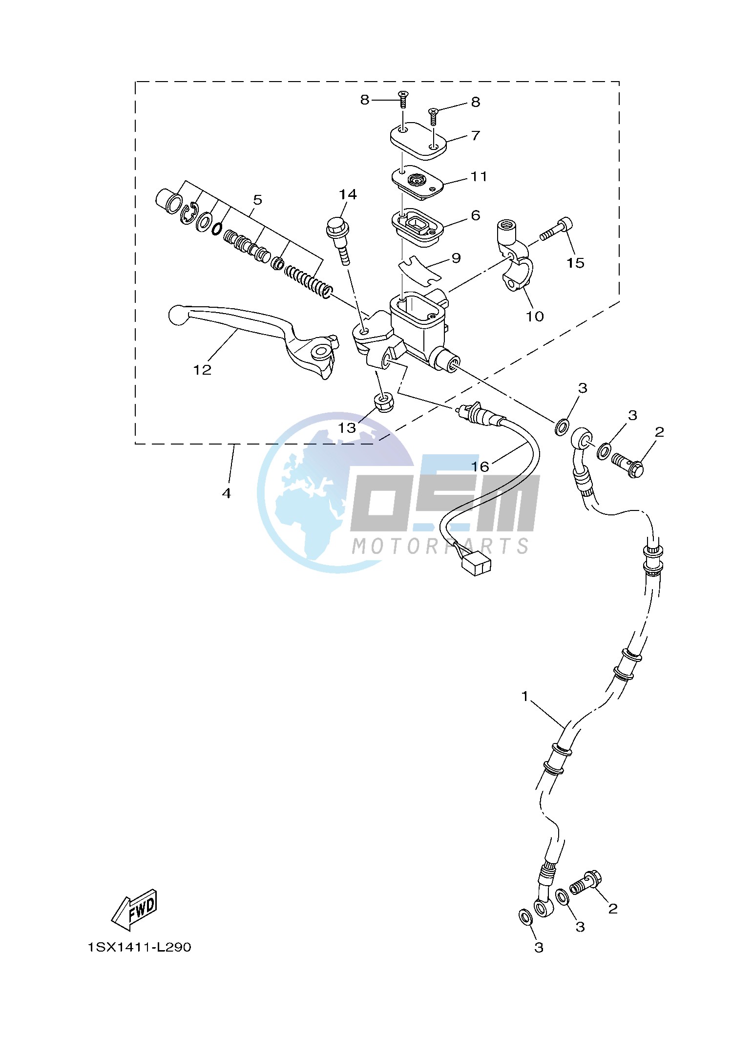 FRONT MASTER CYLINDER