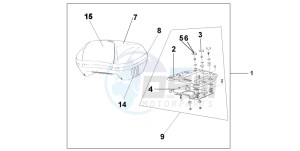 ST1300A drawing TOP BOX 45L