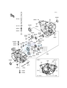 KX250F KX250ZGF EU drawing Crankcase