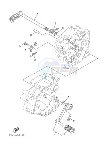 YBR125ESD (51P3) drawing SHIFT SHAFT