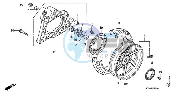 REAR WHEEL/SWINGARM