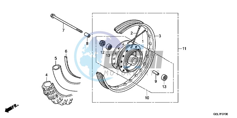 FRONT WHEEL