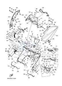 XP500 T-MAX 530 (59CS) drawing LEG SHIELD