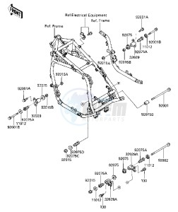 ZG 1200 A [VOYAGER XII] (A1) [VOYAGER XII] drawing FRAME FITTINGS