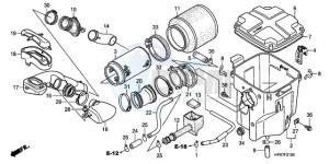 TRX500FPEA U / EC PS drawing AIR CLEANER