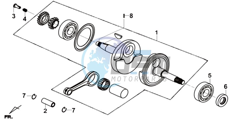 CRANKSHAFT  / PISTON / PISTON RING