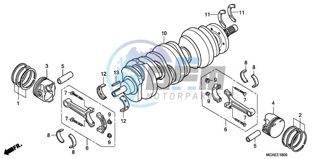 CRANKSHAFT/PISTON