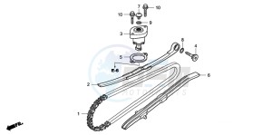 NVS502SH drawing CAM CHAIN/TENSIONER