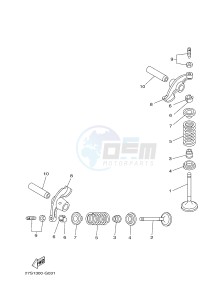 YB125 (2CS9) drawing VALVE