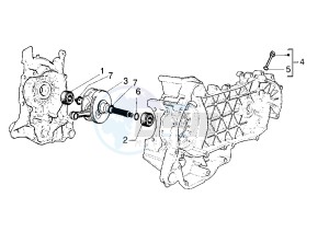 Hexagon GTX 125-180 drawing Crankshaft