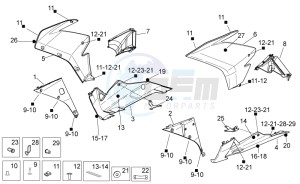 RSV 4 1000 4V SBK-FACTORY drawing Front body II