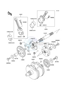 VN800 CLASSIC VN800-B10P GB XX (EU ME A(FRICA) drawing Crankshaft