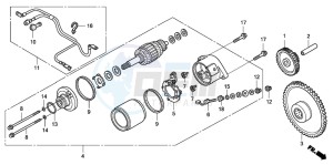 PES150 125 drawing STARTING MOTOR