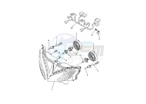 FZ6-SA FAZER 600 (ABS) drawing HEADLIGHT