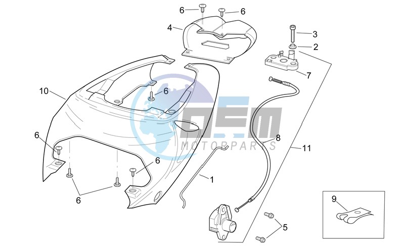 Rear body - Rear fairing