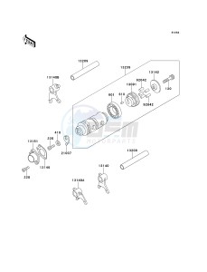 KE 100 B [KE100] (B16-B20) [KE100] drawing GEAR CHANGE DRUM_SHIFT FORK-- S- -