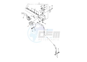 WR F 250 drawing FRONT MASTER CYLINDER