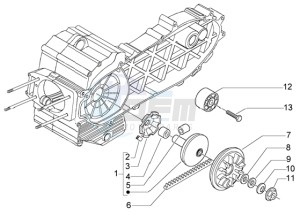 Beverly 500 (USA) USA drawing Driving pulley