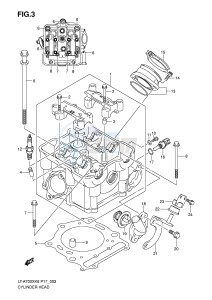 LT-A700X (P17) drawing CYLINDER HEAD