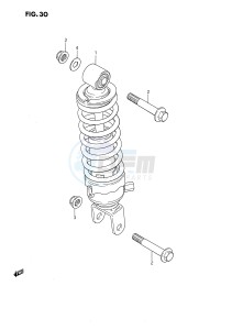 DS80 (E3) drawing REAR SHOCK ABSORBER