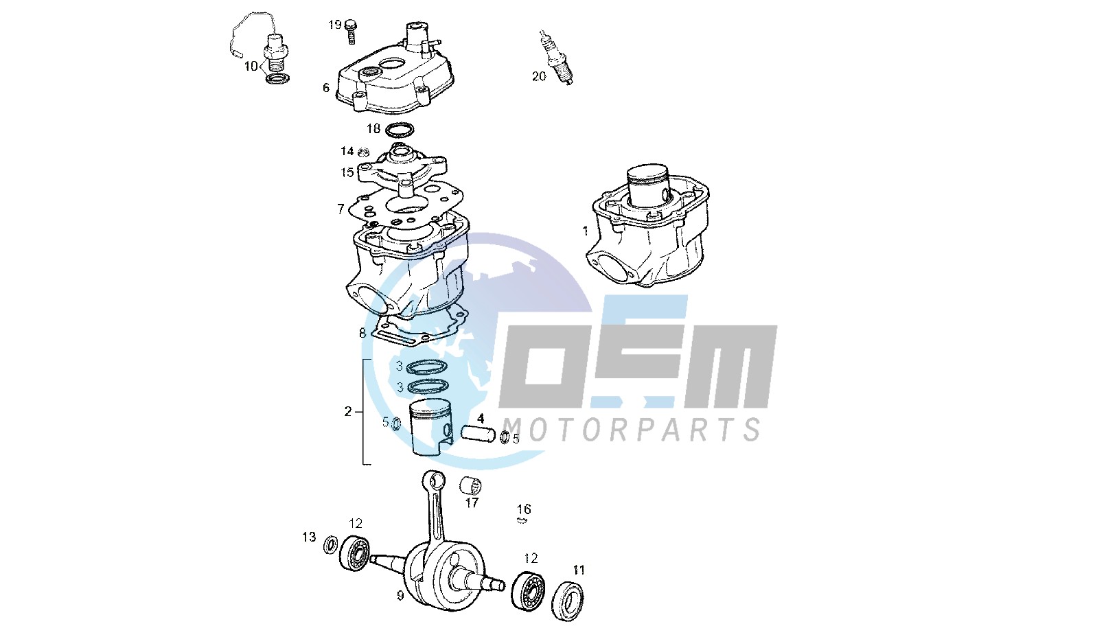 CRANKSHAFT - CYLINDER