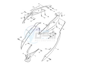 NXC CYGNUS X 125 drawing REAR BODY