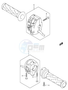 AN650 (E2) Burgman drawing HANDLE SWITCH (AN650K4 K5)