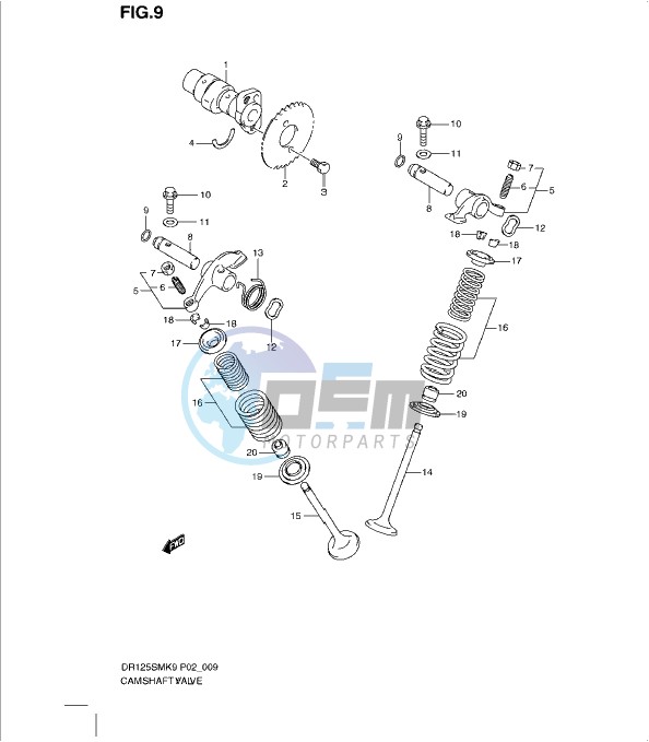 CAMSHAFT - VALVE