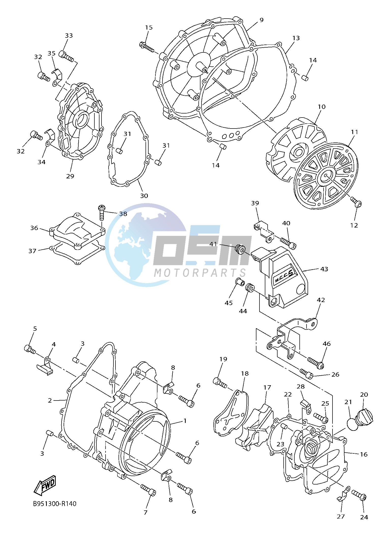 CRANKCASE COVER 1