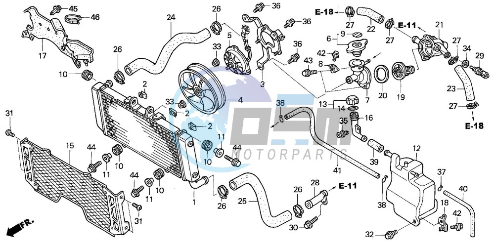 RADIATOR (CB1300/F/F1/S)