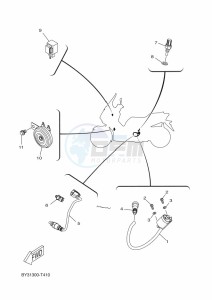 CZD300P-AB XMAX 300 POLICE (BGS4) drawing FLASHER LIGHT