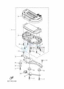 YZF250-A (B6P2) drawing METER