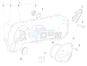 SPRINT 50 2T NOABS E2 (EMEA) drawing Crankcase cover - Crankcase cooling