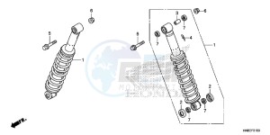 TRX680FAF TRX680 Europe Direct - (ED) drawing REAR CUSHION