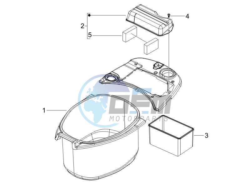 Helmet housing - Undersaddle