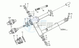 850 T5 Polizia VecchioTipo Polizia VecchioTipo drawing Swing arm, 1st series