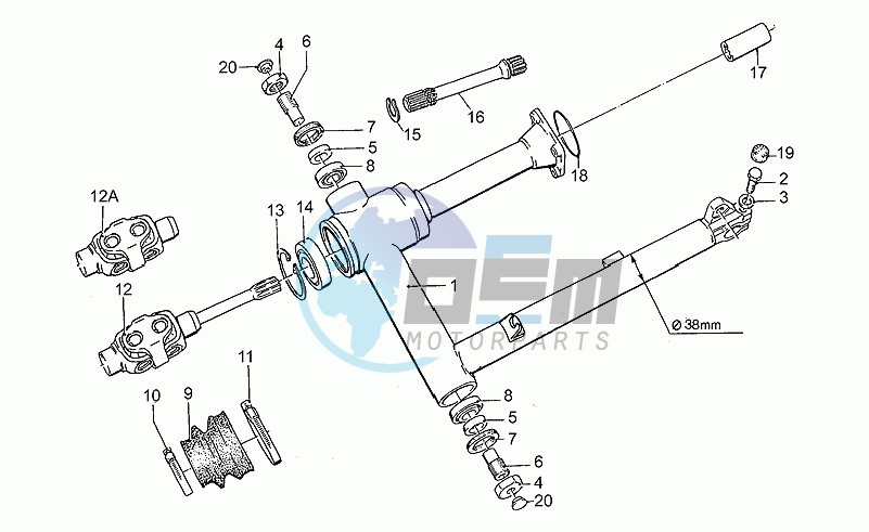 Swing arm, 1st series