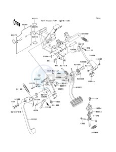 KRF 750 M [TERYX 750 FI 4X4 NRA OUTDOORS] (M9F9) M9F drawing BRAKE PEDAL_THROTTLE LEVER