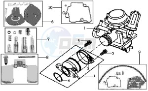 JOYRIDE 200 drawing CARBURATOR