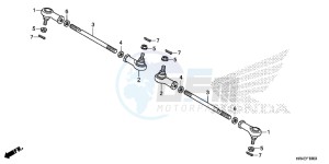 TRX500FE2H Europe Direct - (ED) drawing TIE ROD