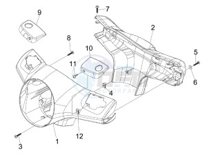 GTS 300 ie Touring drawing Handlebars coverages