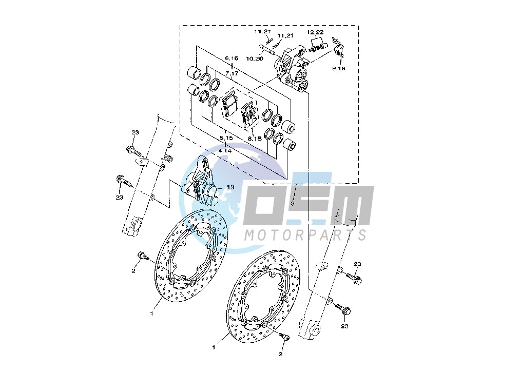 FRONT BRAKE CALIPER