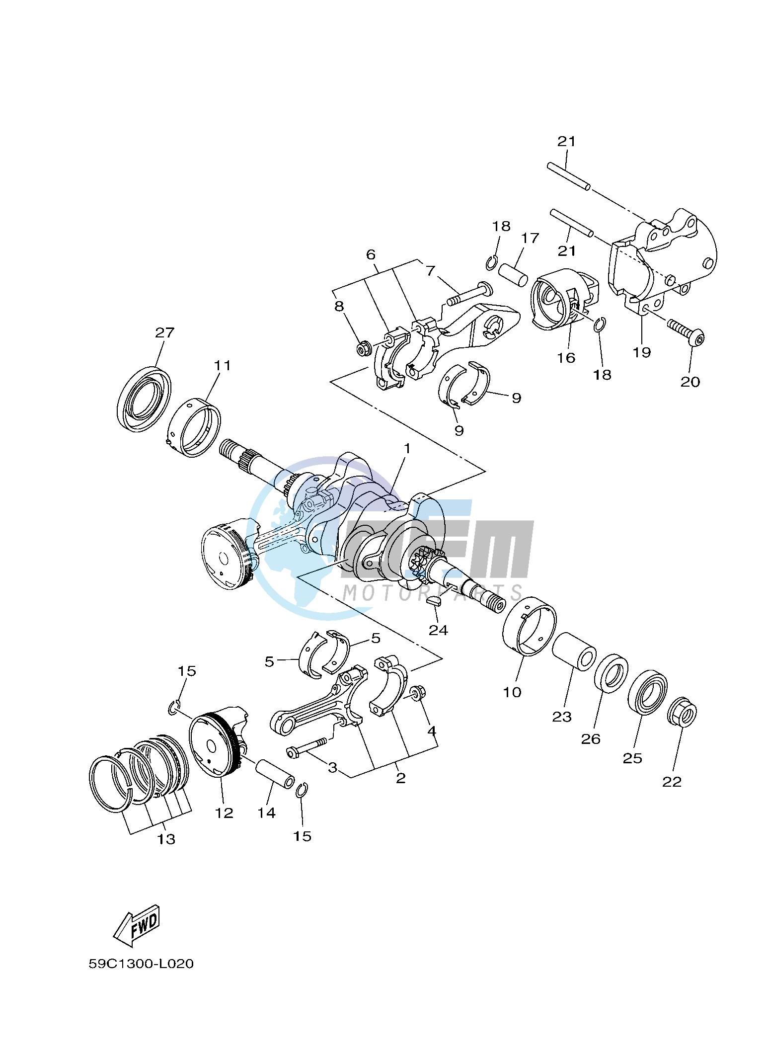 CRANKSHAFT & PISTON